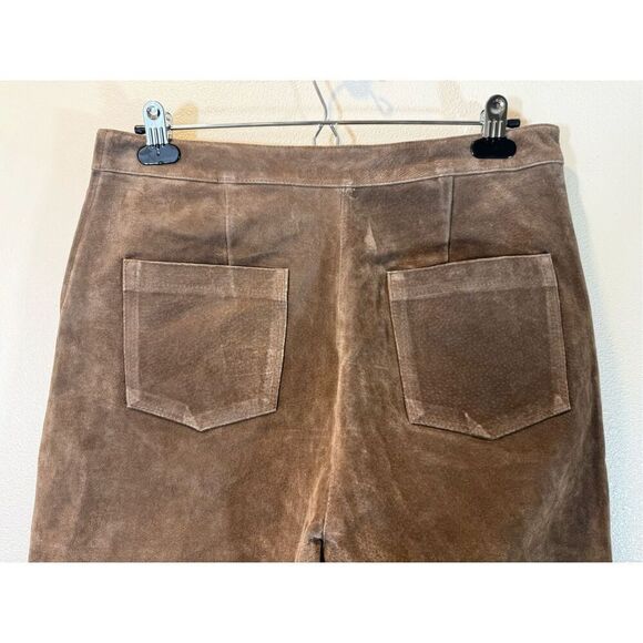 NWT Genuine Leather BlankNYC Lined Straight Wide Pants Women's Size 30 - Picture 4 of 14